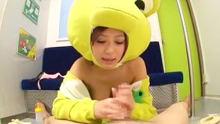 Amazing Japanese whore Haruki Sato in Incredible Amateur, Handjob JAV clip