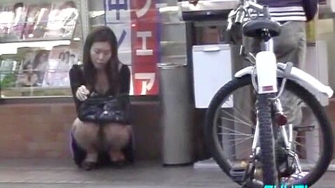 Horny Japanese chick in Incredible Public, Outdoor JAV scene