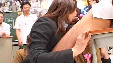 Japanese game show blowjob demonstration cumshot Riri Kouda