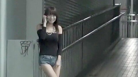 Crazy Japanese model in Exotic Public, MILF JAV clip