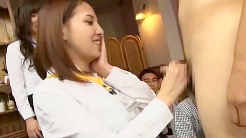 Best Japanese girl Rina Ishikawa, Kaede Oshiro, Ran Fujii in Incredible Blowjob JAV clip
